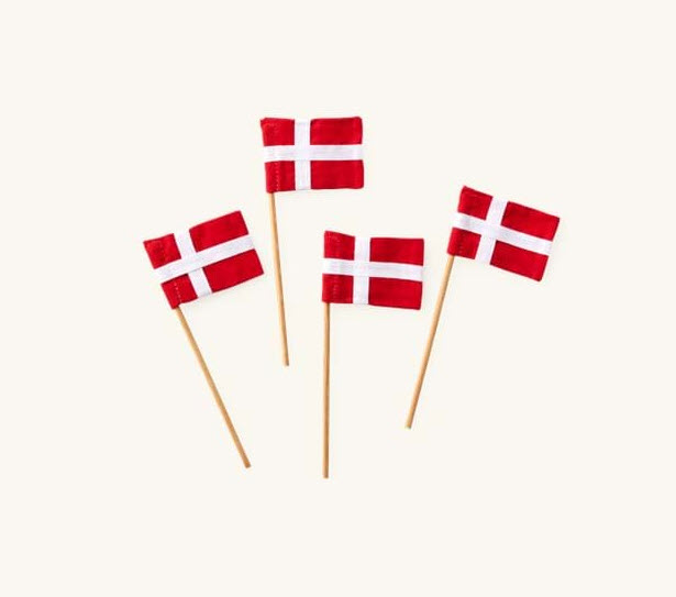 Kageflag (genanvendelige) - 4stk - Søstrene Danmark