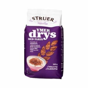 Ymer sprinkles with brown sugar struer