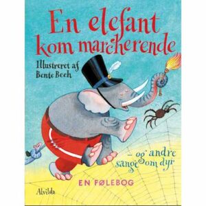 en elefant kom marcherende