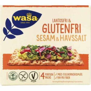 wasa lactose and gluten free sesame and sea salt