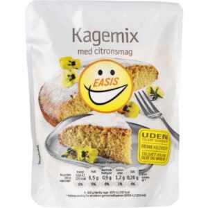 Lemon flavoured cake mix easis