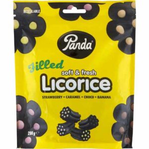 panda lakrids fyldt