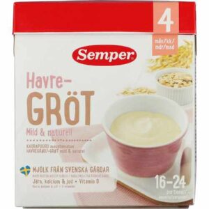 semper havregrød mild og naturlig